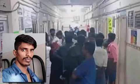 Madhan Kumar, the suspect of Thanjavur govt teacher death (Daily Thanthi)