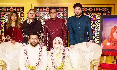 AR Rahman with his family