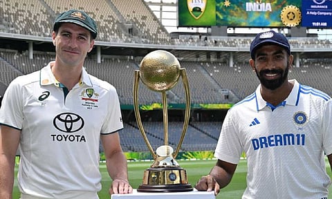 Pat Cummins and Jasprit Bumrah ahead of Border-Gavaskar Trophy (X)