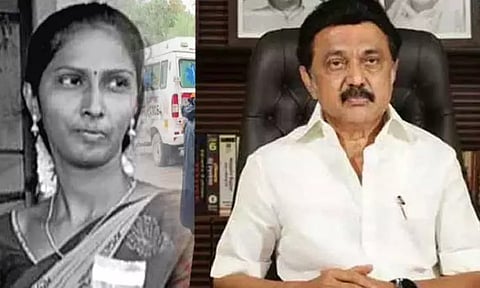 (L-R) Deceased Ramani, CM Stalin (Daily Thanthi)