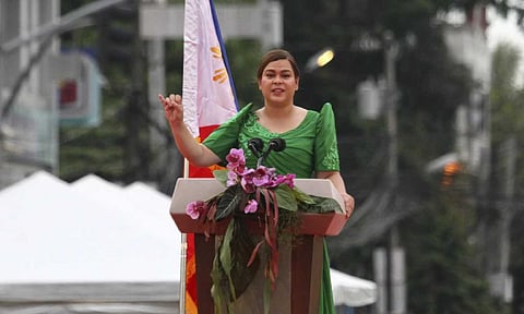 Philippine Vice President Sara Duterte (AP)