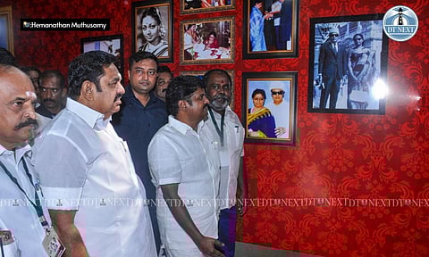 AIADMK chief Edappadi Palaniswami and party members the centenary celebrations of former Chief Minister of Tamil Nadu Mrs. V.N. Janaki Ramachandran (Hemanathan M)