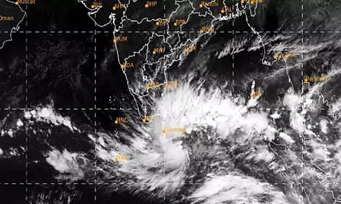 Weather forecast map