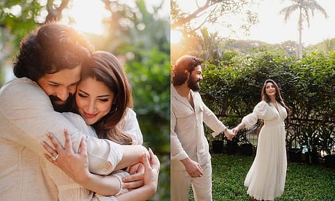 Akhil Akkineni with Zainab Ravdjee (Image/Instagram)