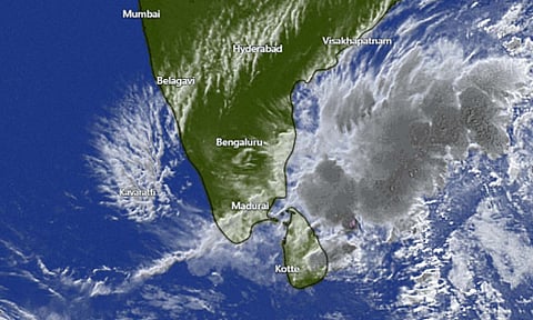 Weather prediction map