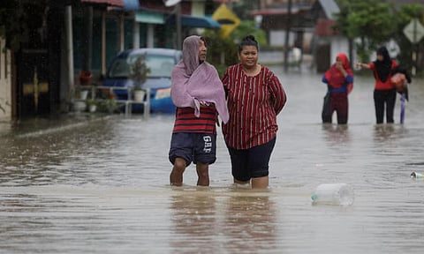 Visual from floods in Malaysia