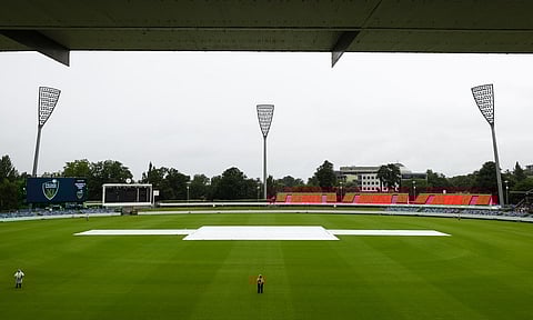 First day’s play abandoned due to inclement weather&nbsp;