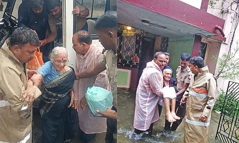 Policemen on ground attended to at least 34 emergencies called in by citizens