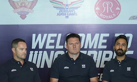Mark Boucher, Graeme Smith and Dinesh Karthik (IANS)&nbsp;