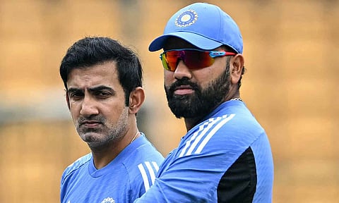 Gautam Gambhir and Rohit Sharma