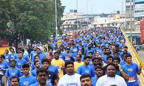 File photo of the marathon held in the city
