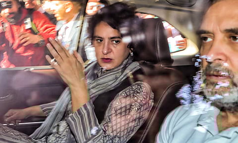 Leader of Opposition in the Lok Sabha Rahul Gandhi and Congress MP Priyanka Gandhi Vadra (PTI)&nbsp;