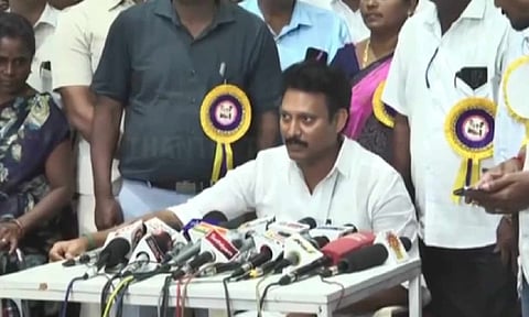 School Education Minister Anbil Mahesh Poyyamozhi (Screengrab)