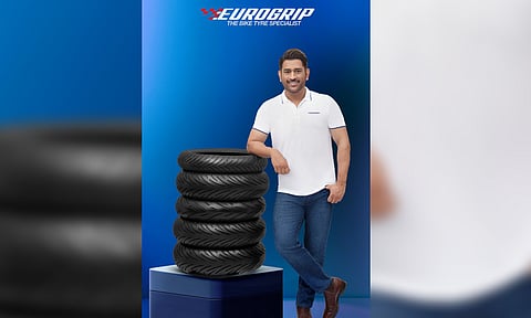 Eurogrip Tyres signs Dhoni as brand ambassador&nbsp;
