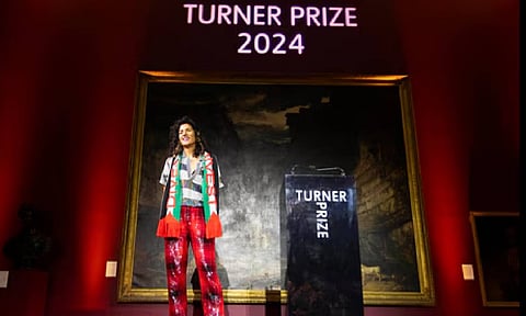 Jasleen Kaur at the Turner Prize 2024 (AP)