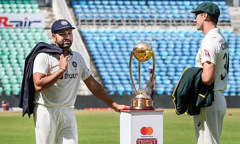 India Captain Rohit Sharma and Australia Captain Pat Cummins (PTI)&nbsp;