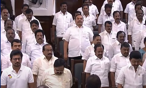 Tamil Nadu Legislative Assembly payed tribute to deceased leaders