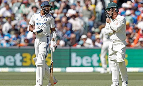 Mohammed Siraj and Travis Head (PTI)