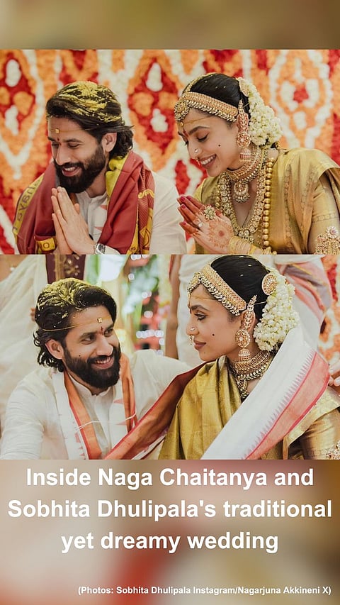 Inside Naga Chaitanya and Sobhita Dhulipala's traditional yet dreamy wedding