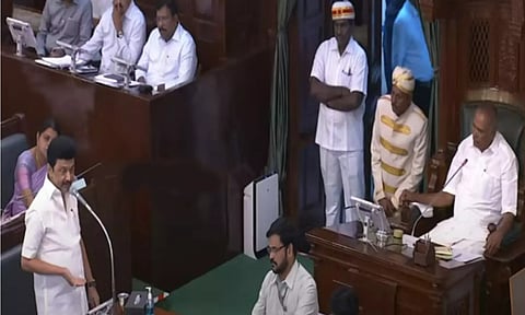 CM Stalin during TN Assembly Session (Maalaimalar)