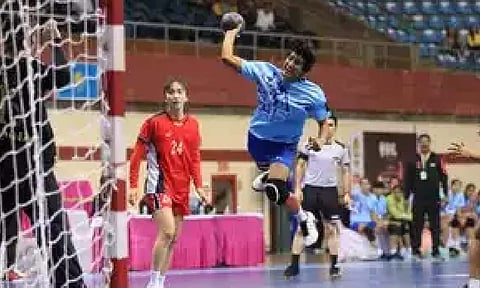 Indian players in action (IANS)&nbsp;