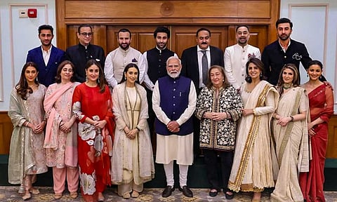 The entire Kapoor family, including Ranbir Kapoor, Alia Bhatt, Neetu Singh, Kareena Kapoor Khan, Saif Ali Khan, Karisma Kapoor and others met Prime Minister Modi&nbsp;