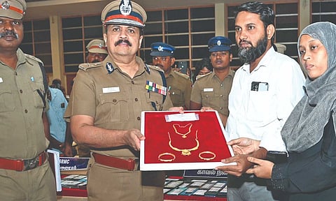 Properties returned included gold &amp; silver articles, mobile phones, laptops, and a two-wheeler