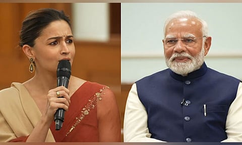 Alia Bhatt, PM Modi (Photo/PMO)