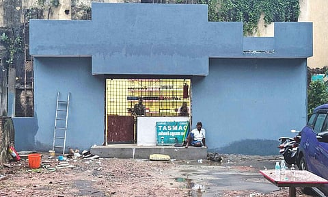 Residents say the store was set up discreetly (Photo: Manivasagan)