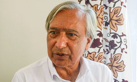 Senior CPI(M) leader M Y Tarigami (PTI)
