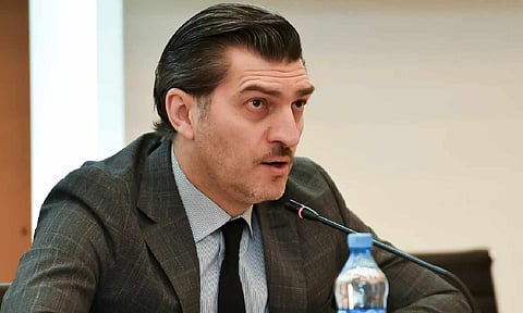 &nbsp;Mikheil Kavelashvili (AP)