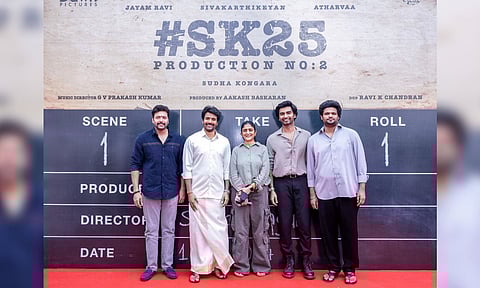 SK25 pooja ceremony (Photo: X-@DawnPicturesOff)