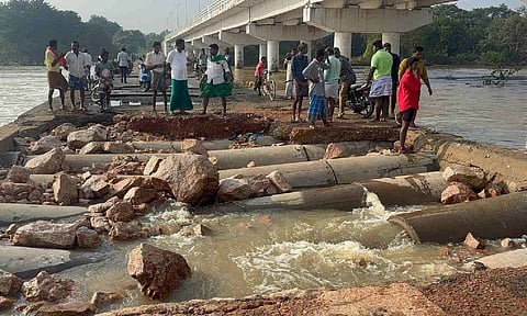 Eral bridge in Thoothukudi remains closed due to flood damage