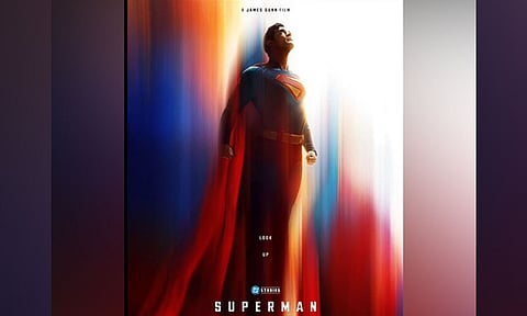 Poster of Superman (Image source: X/JamesGunn)
