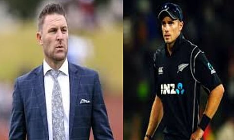 (L-R) Brendon McCullum and Tim Southee (ANI)