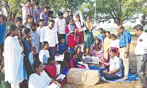 Students at the two-day programme in Paramakudi