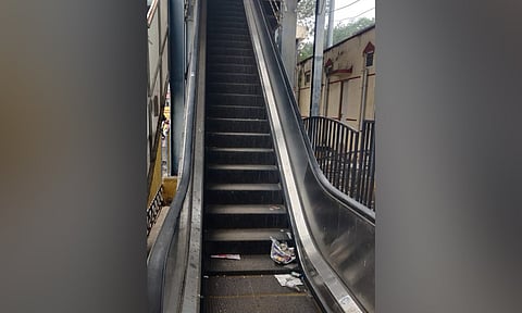 Non-functional escalators