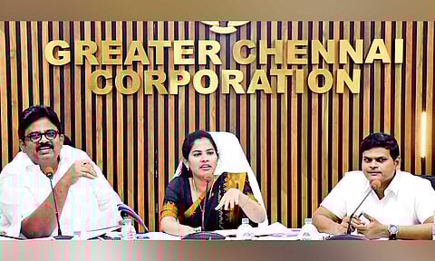 Mayor Priya chairs Greater Chennai Corporation review meeting&nbsp;