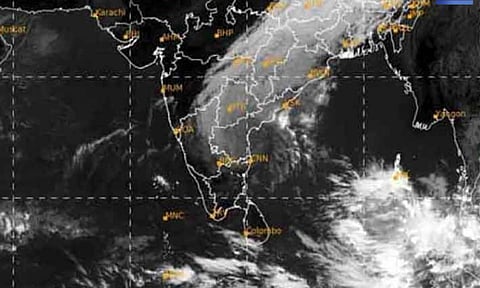 Weather prediction map
