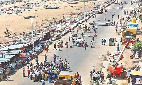 No business inside market, allow shops back on Loop Road, demand fish market vendors