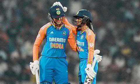 Smriti Mandhana and Jemimah Rodrigues&nbsp;