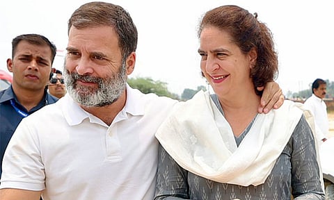 Rahul Gandhi and Priyanka Gandhi Vadra