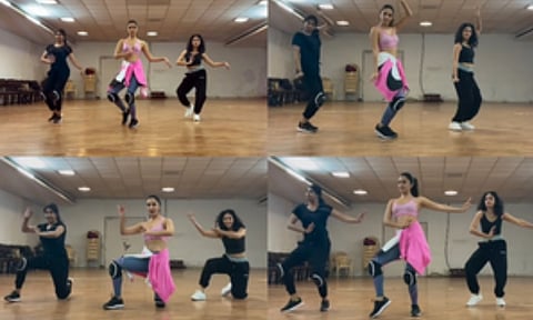 Kiara Advani dance practice for song shoot (IANS)