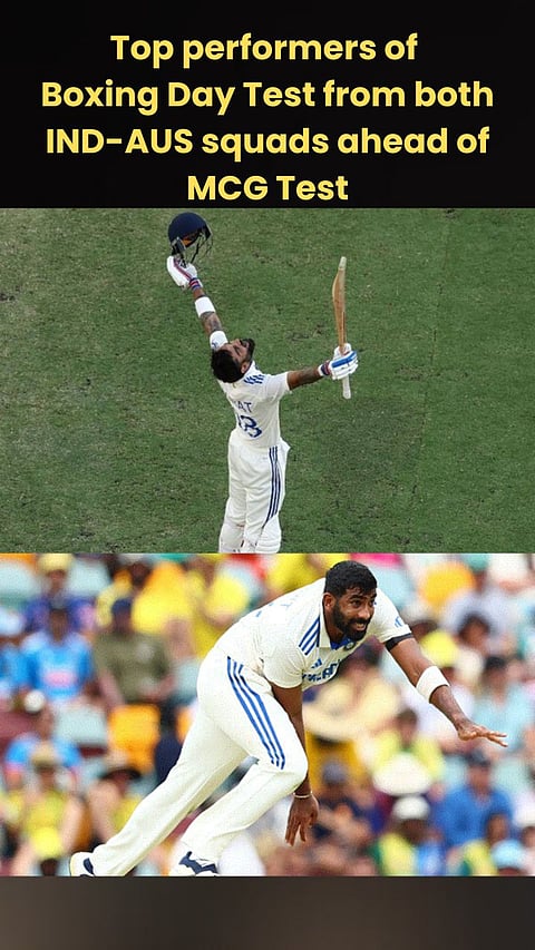 Top performers of Boxing Day Test from both IND-AUS squads ahead of MCG Test