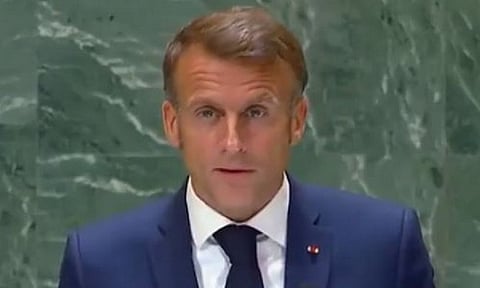 French President Emmanuel Macron (Photo/@FranceinIndia)