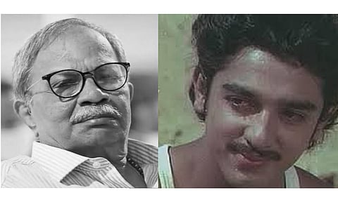 (L-R) MT Vasudevan Nair; Kamal Haasan in his Malayalam debut 'Kanyakumari'