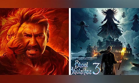 Singham Again and Bhool Bhulaiyaa 3 (Image source: Instagram)