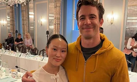 Yerin Ha, Luke Thompson (Thanthi TV)