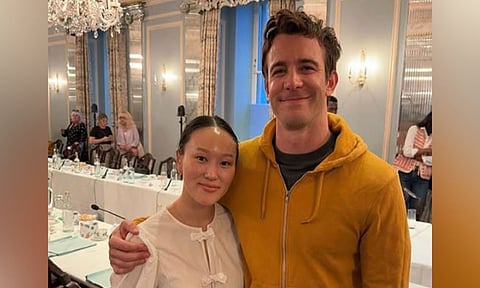 Yerin Ha, Luke Thompson (Instagram: bridgertonnetflix)