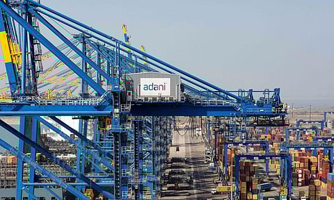 Adani Ports and Special Economic Zone reported that its Profit After Tax or net profits during the just-concluded financial year 2023-24 grew by a whopping 50 per cent to Rs 8,104 crore, on Thursday (ANI)
